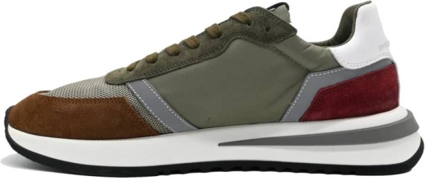 Philippe Model Lage Top Sneakers Tropez 2.1 Bruin Green Heren