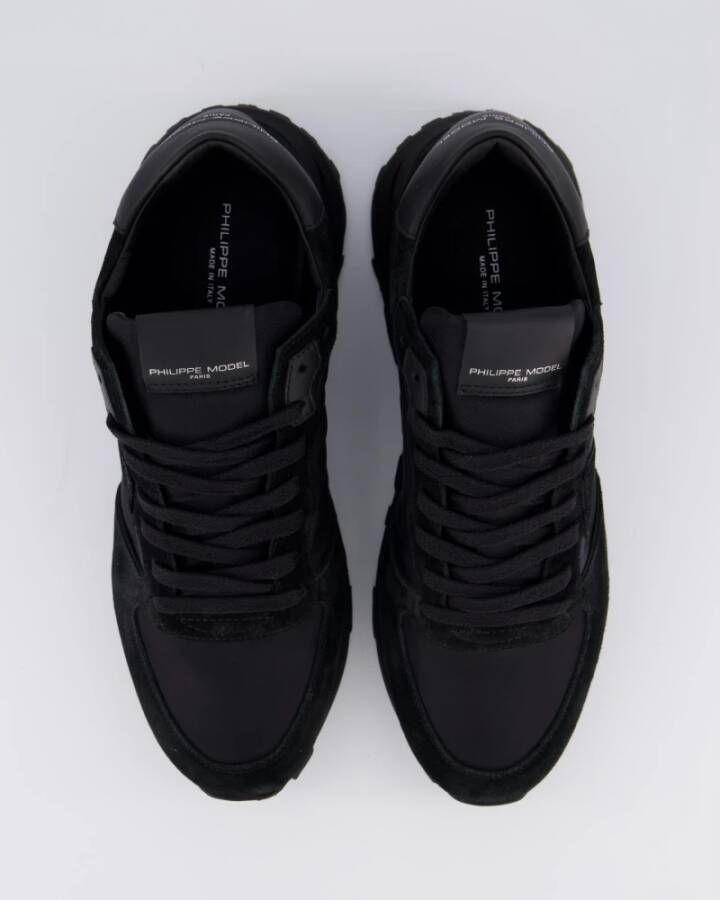 Philippe Model Lage Top Sneakers voor Mannen Black Heren