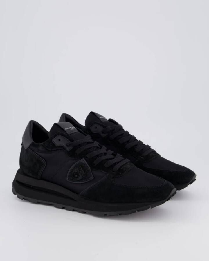 Philippe Model Lage Top Sneakers voor Mannen Black Heren