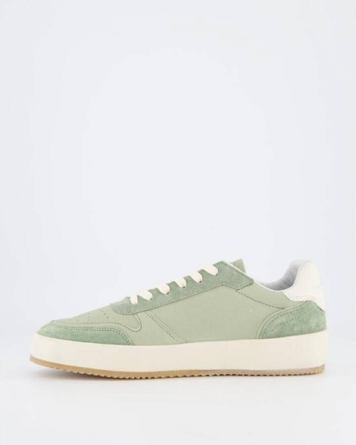 Philippe Model Lage Top Stijlvolle Sneakers voor Mannen Green Heren