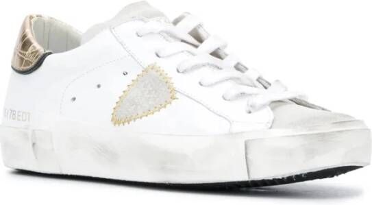 Philippe Model Lage Top Witte Sneakers White Dames