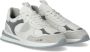 Philippe Model Lage Witte Grijze Sneaker Geborduurd Mesh White Heren - Thumbnail 6