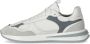 Philippe Model Lage Witte Grijze Sneaker Geborduurd Mesh White Heren - Thumbnail 7