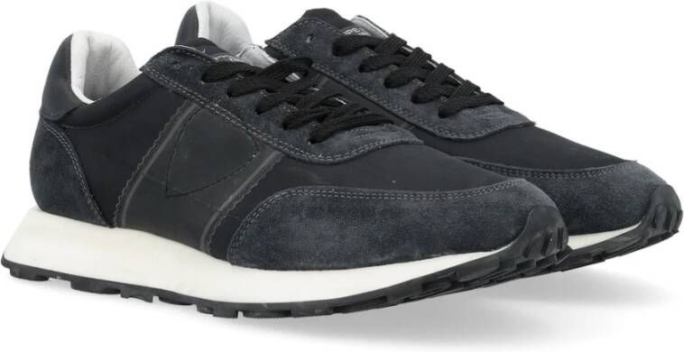 Philippe Model Lage Zwarte Sneakers Black Heren