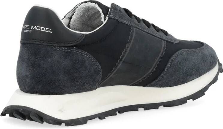 Philippe Model Lage Zwarte Sneakers Black Heren