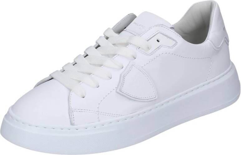 Philippe Model Leren Dames Sneakers Stijlvolle Schoenen White Dames