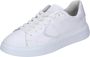 Philippe Model Leren Dames Sneakers Stijlvolle Schoenen White Dames - Thumbnail 4