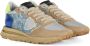 Philippe Model Leren en stoffen hoge sneakers Beige Dames - Thumbnail 4