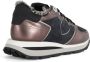 Philippe Model Leren en stoffen hoge sneakers Brown Dames - Thumbnail 3