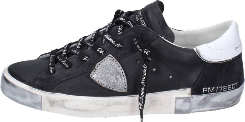 Philippe Model Leren Heren Sneakers Black Heren