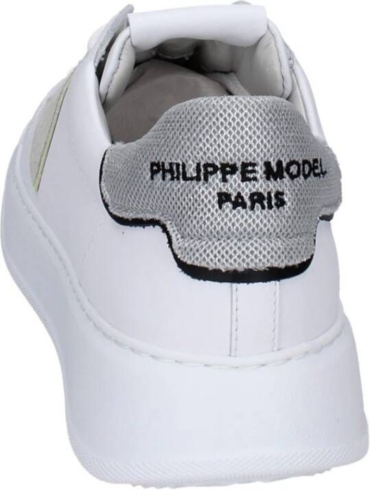 Philippe Model Leren Heren Sneakers Stijlvolle Schoenen White Heren