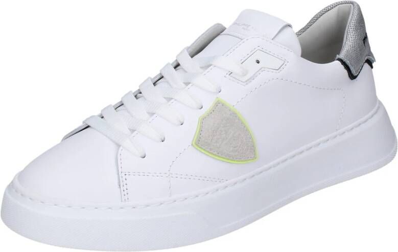 Philippe Model Leren Heren Sneakers Stijlvolle Schoenen White Heren