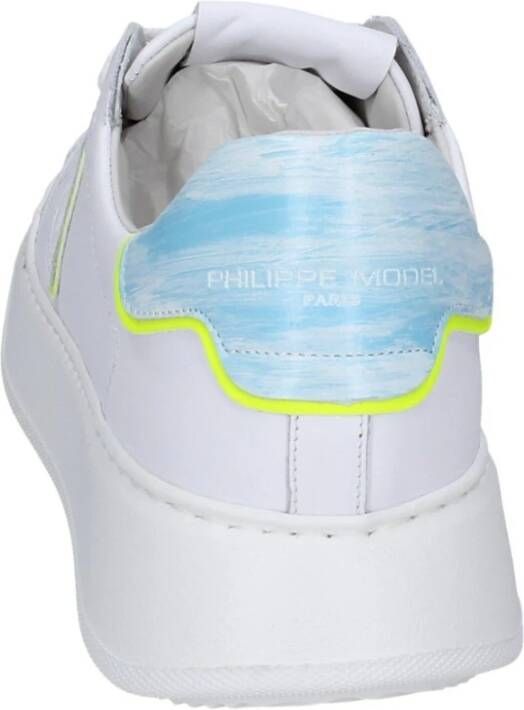 Philippe Model Leren Heren Sneakers Stijlvolle Schoenen White Heren