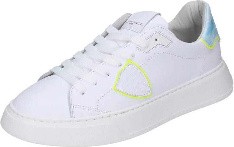 Philippe Model Leren Heren Sneakers Stijlvolle Schoenen White Heren