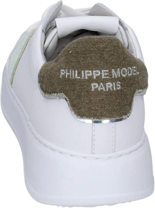 Philippe Model Leren Heren Sneakers Stijlvolle Schoenen White Heren