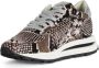 Philippe Model Leren Sneakers met Glitter Logo Multicolor Dames - Thumbnail 2