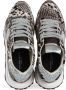 Philippe Model Leren Sneakers met Glitter Logo Multicolor Dames - Thumbnail 5