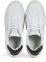 Philippe Model Leren Sneakers met Logo Patch White Heren - Thumbnail 5