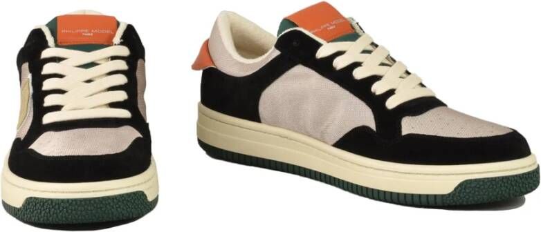 Philippe Model Leren sneakers met rubberen zool Multicolor Heren