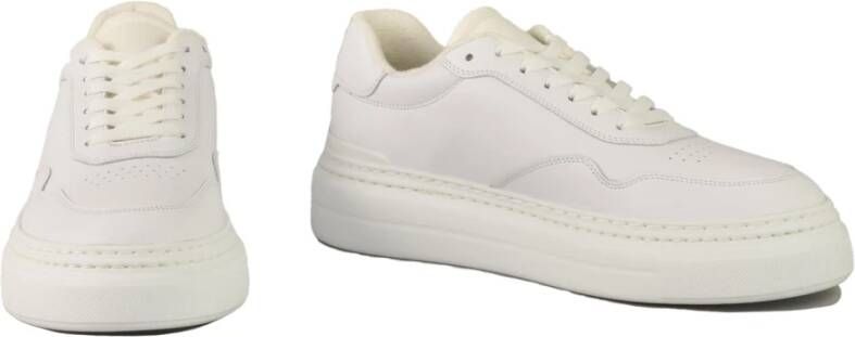 Philippe Model Leren Sneakers met Rubberen Zool White Heren