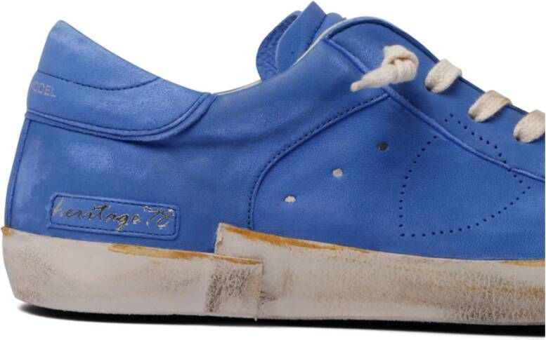 Philippe Model Lichtblauwe Tennissneakers Blue Heren