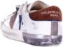 Philippe Model Witte Kalfsleren Lage Sneakers met Metalen Details White Heren - Thumbnail 6