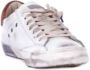 Philippe Model Witte Kalfsleren Lage Sneakers met Metalen Details White Heren - Thumbnail 9