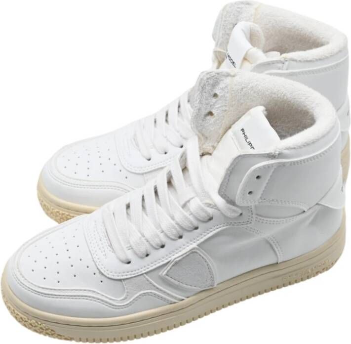 Philippe Model Lyon High Woman Sneakers Mixage Blanc White Heren