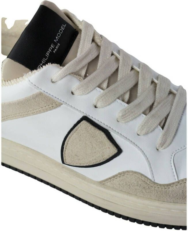 Philippe Model Lyon Low Top Sneakers Beige Heren