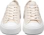 Philippe Model Melk Lage Sneakers met Zilveren Details Beige Dames - Thumbnail 2