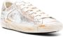 Philippe Model Metallic Finish Sneakers met Distressed Details Gray Dames - Thumbnail 10