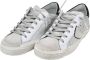 Philippe Model Metallic Lage Top Sneakers Zilver Gray Dames - Thumbnail 3