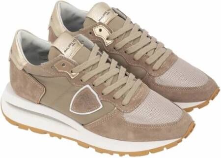 Philippe Model Mondial Low Woman Sneakers Beige Dames