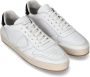 Philippe Model Mooie Zachte Leren Sneaker met Perforaties White Heren - Thumbnail 2