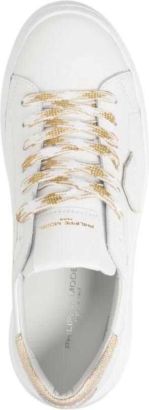 Philippe Model Multicolor Vetersluiting Temple Sneakers White Dames