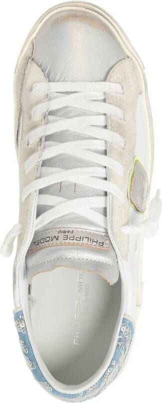 Philippe Model Multikleur Distressed Veterschoenen White Dames