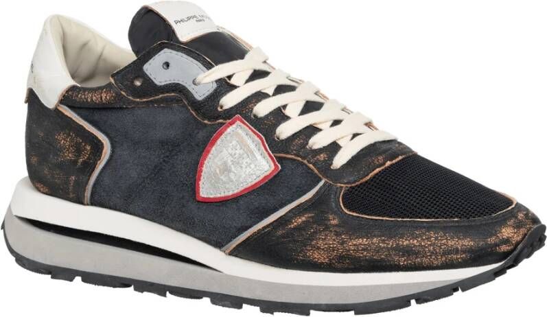 Philippe Model Multikleur Haute Sneakers met Veters Multicolor Heren