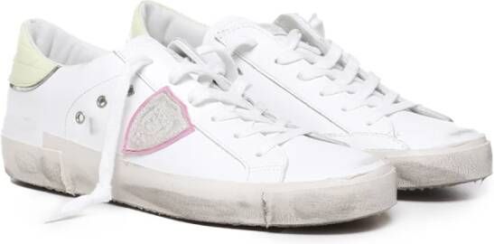 Philippe Model Multikleur Sneakers Oogdetail Logo White Dames