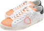 Philippe Model Neon Geborduurde Lage Top Sneakers White Heren - Thumbnail 3