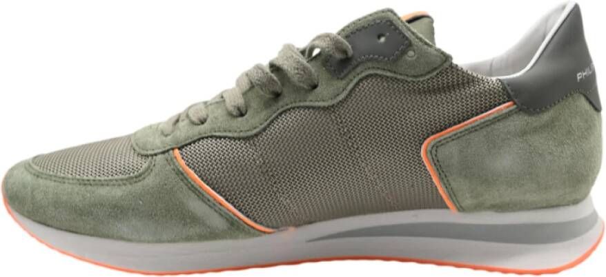 Philippe Model Neon Militar Sneakers Green Heren