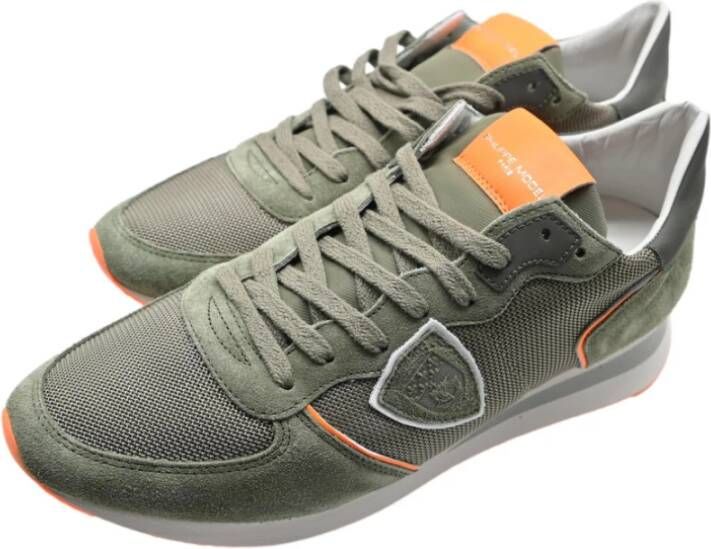 Philippe Model Neon Militar Sneakers Green Heren