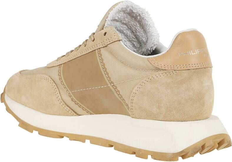 Philippe Model Neutrale Sneakers voor Vrouwen Aw24 Beige Dames