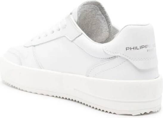 Philippe Model Optisch Witte Leren Sneakers White Dames