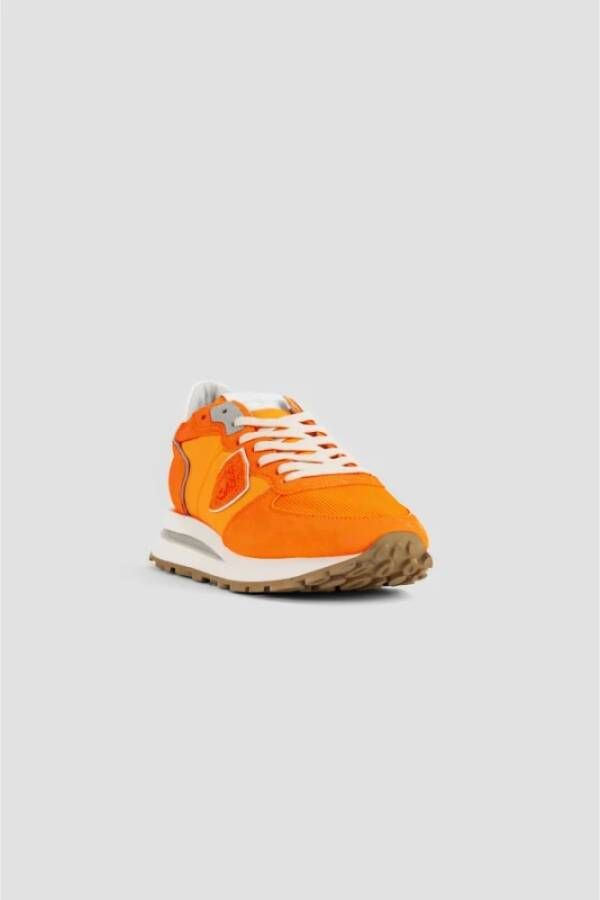 Philippe Model Oranje Haute Sneakers Orange Heren