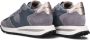 Philippe Model Denim Hardloopschoenen met Metallic Details Blue Dames - Thumbnail 4