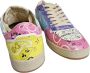 Philippe Model Paisley Low Bloemen Sneaker Multicolor Dames - Thumbnail 2