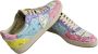 Philippe Model Paisley Low Bloemen Sneaker Multicolor Dames - Thumbnail 4