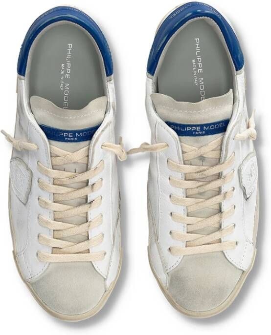 Philippe Model Paris Prsx Sneaker Italiaans vakmanschap White Heren