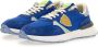 Philippe Model Antibes Sneaker Klein Blauw Vintage Hardloopontwerp Blue Heren - Thumbnail 4