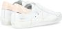 Philippe Model Paris X Leren Sneaker met Wit en Roze Logo White Dames - Thumbnail 4